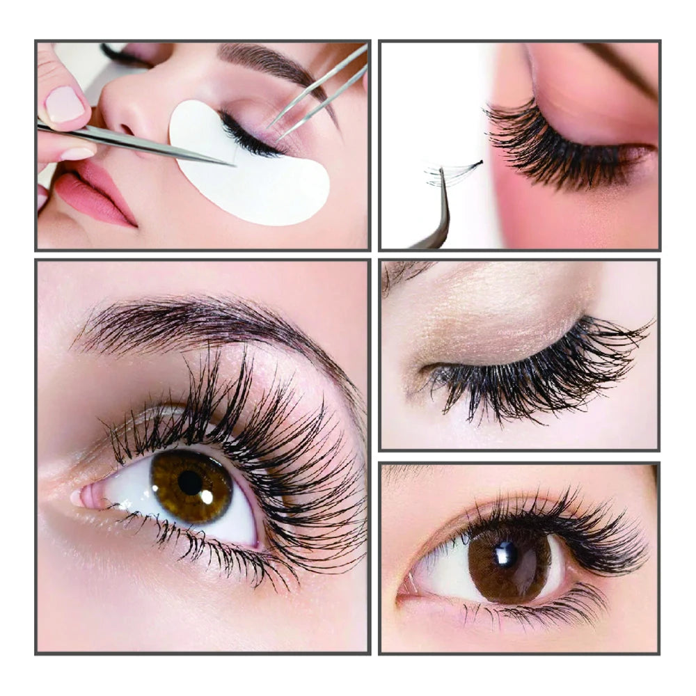20/50/100pcs Eye Patches Eyelash Extension Under Eye Pads Makeup Eyelash Patches Tip Stickers Pads For Eyelash Extension Makeup