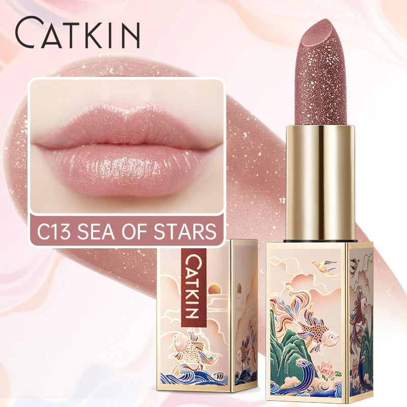 CATKIN SPARKLING LIP BALM MOONLIGHT COLOR-CHANGING LIP STICK - NEW SERIES
