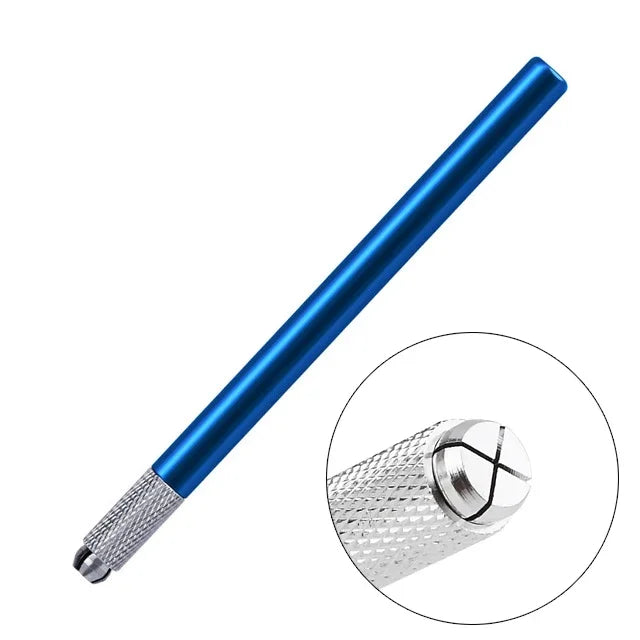 1pcs Manual Tattoo Pen Permanent Makeup Machine Microblading Pen for Lip Tattoo and Eyebrow Tattoo Tebori Pen for Tattoo Artist