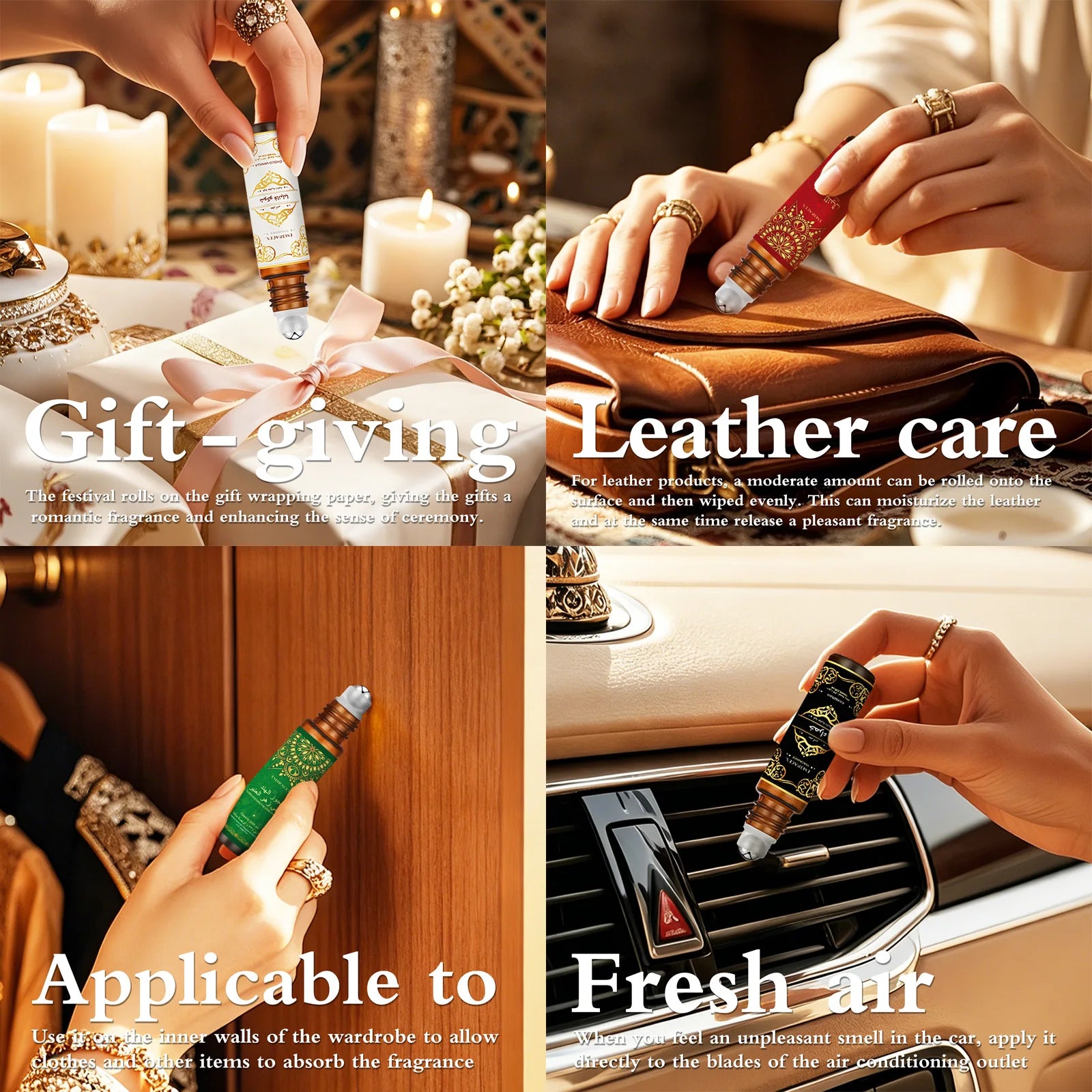 10ml Choco Vanilla Roller Essential Oil شوكو فانيليا Eid Al-Fitr Long Lasting Scent Gift To Friends