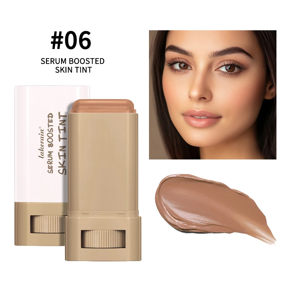 Foundation Skin Tint Balm Skin Tint Stick Waterproof Nourishing Solid Tinted Serum  Face Tinted Face Contour Stick Makeup
