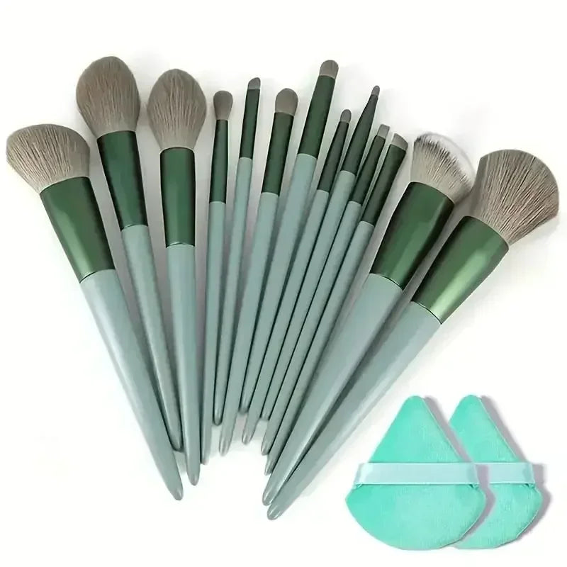 Professional Makeup Brush Set - Soft Fluffy Kabuki & Blending Brushes for Foundation, Powder, Eyeshadow | Beauty Tools Kit