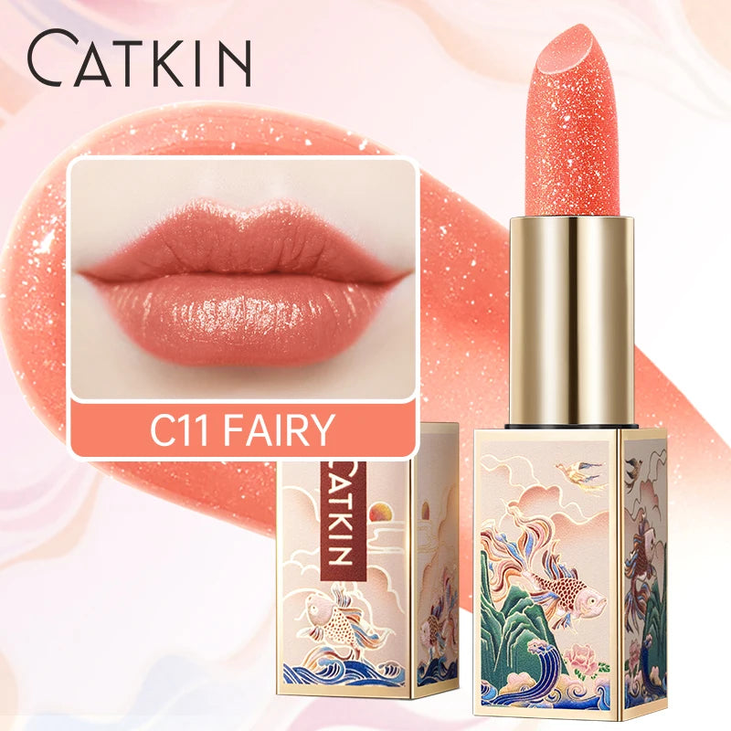 CATKIN SPARKLING LIP BALM MOONLIGHT COLOR-CHANGING LIP STICK - NEW SERIES