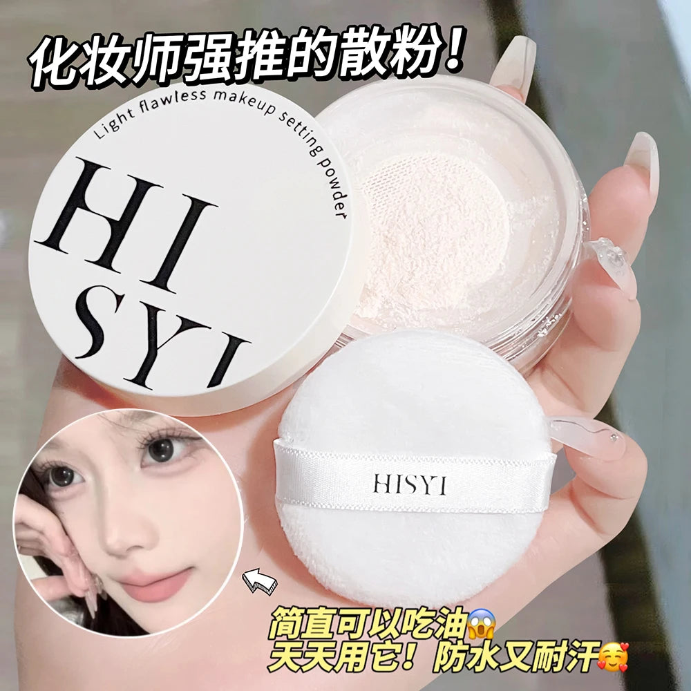 Light Air Loose Powder Transparent White Long lasting matte finish makeup Oil Control Cover flour cosmetics Korea