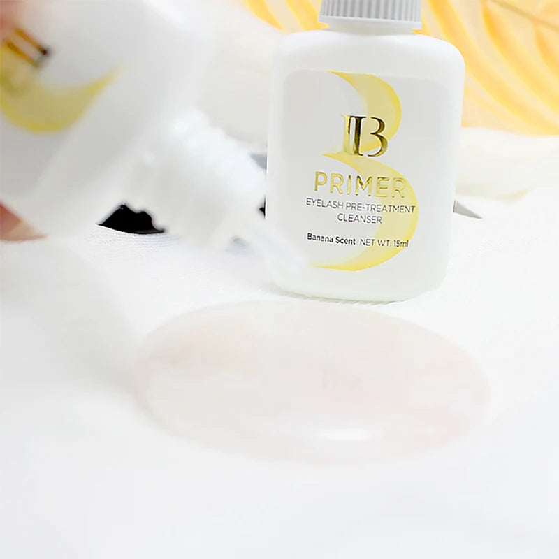 1 Bottle IBeauty Super Bonder Banana Primer Fake Eyelash Extension Fast Dry Long Lasting Korea Booster Strong Adhesive Supplies