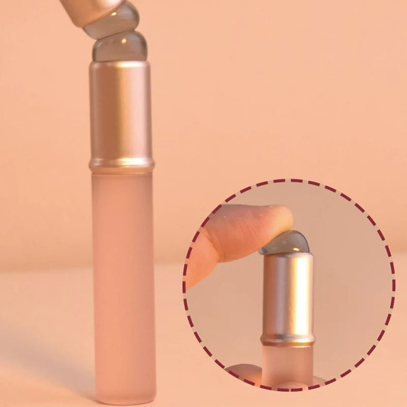 Silicone Round Head Soft Lip Brush Pro Lipstick Application Smudge Brush Girls Women Cosmetic Tools Make Up Brushes