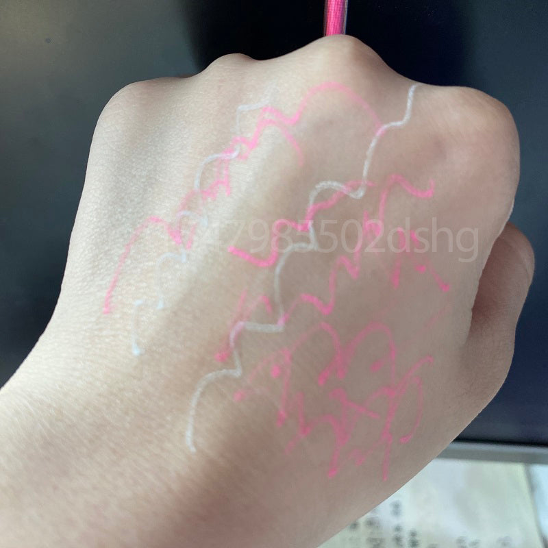 10pcs Pink White Brow Pen Skin Pen Waterproof Eyebrow Lip Tatoo Gel Marker Pen for Microblading Eyebrow Lip Scribe PMU Tool