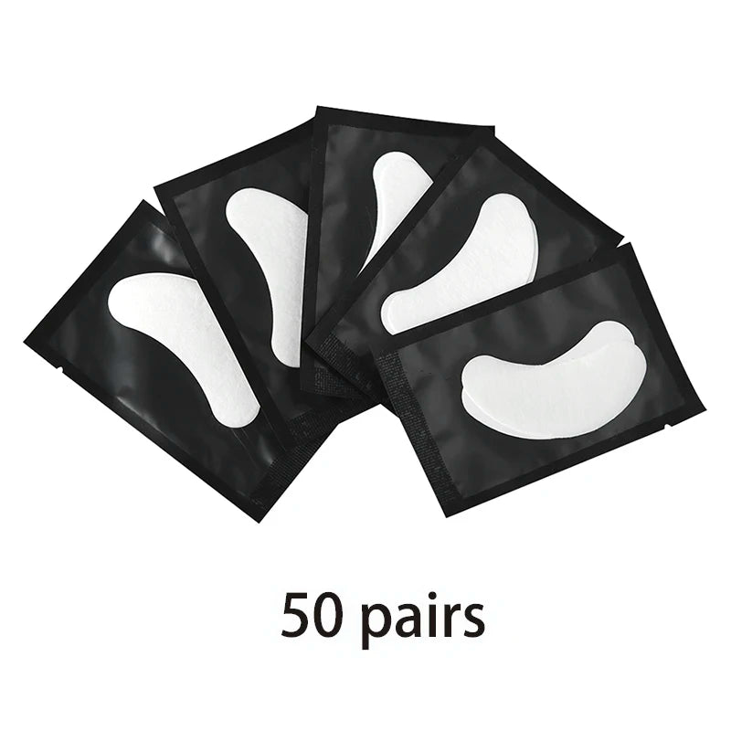 20/50/100pcs Eye Patches Eyelash Extension Under Eye Pads Makeup Eyelash Patches Tip Stickers Pads For Eyelash Extension Makeup