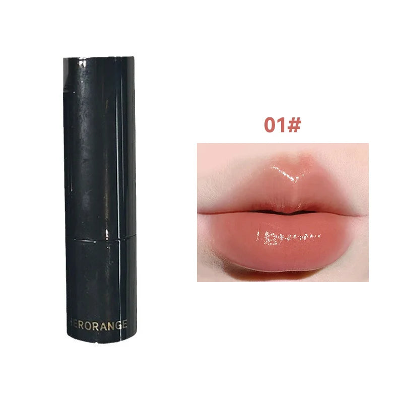 HERORANGE~ Low Saturation Light Lipstick Multi-purpose Stick Moisturizing White Natural Holding Mirror lipstick
