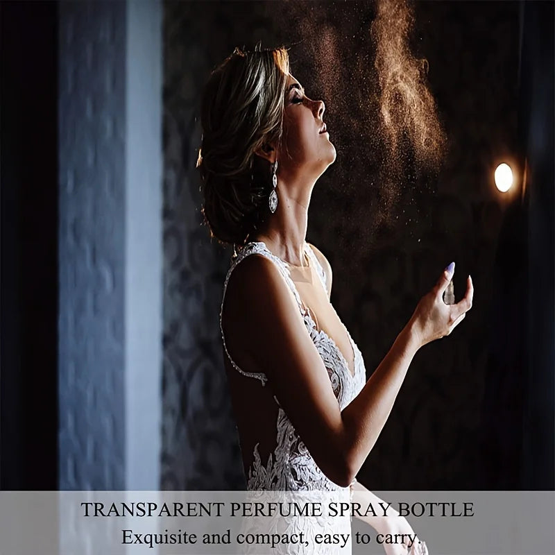100 Spray Bottles 2ML/3ML- Odorless, BPA-free clear refillable travel atomizer, portable mini-sprayer for perfume and cosmetics