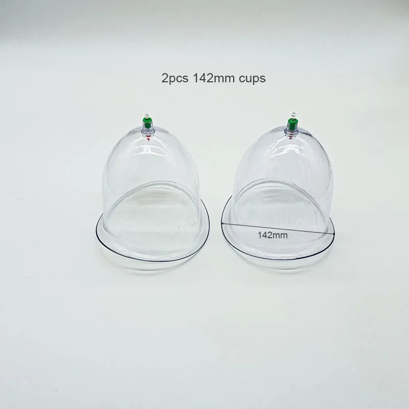 Big Size Vacuum Cupping Breast & Buttocks Enlargement Massager Suction Pump Machine Butt Lifting Device Back Massage Cans