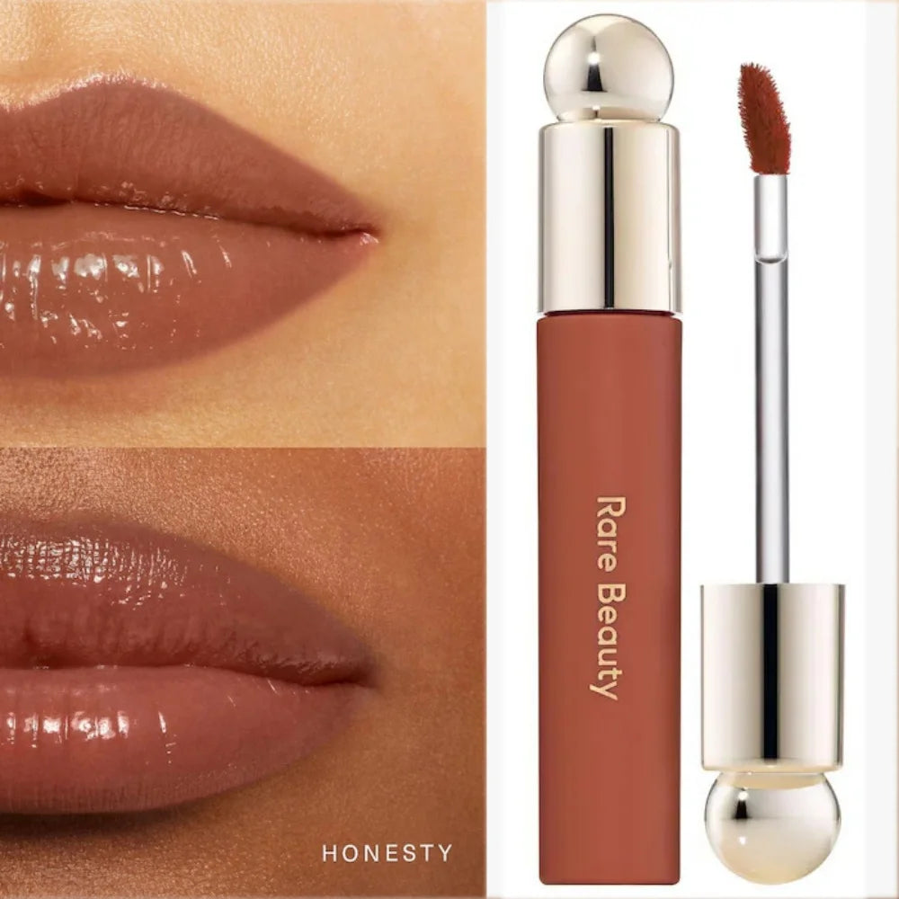 Rare Beauty New Smooth Liquid Lip Gloss Hydrating Moisturizing Lasting Natural Bright Lightweight Nutrient Repair Tinted Lip Oil