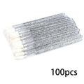 100 Pcs Disposable Lip Lint Free Applicators Lipstick Testers Wands Applicators for Makeup Lip Brushes Makeup Beauty Tool