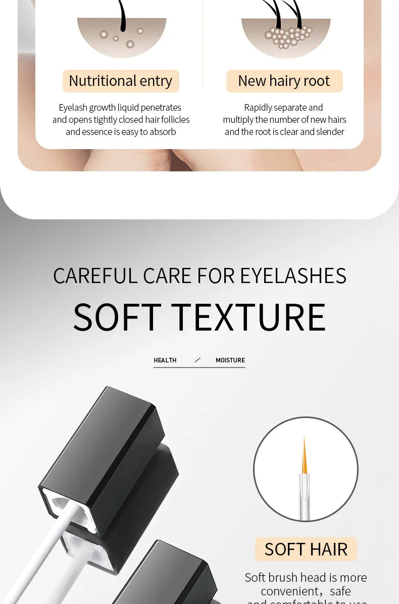 7 Days Fast Eyelash Growth Serum Eyelash Eyebrow Growth Strong Makeup Extension Treatment Thicken Care Products