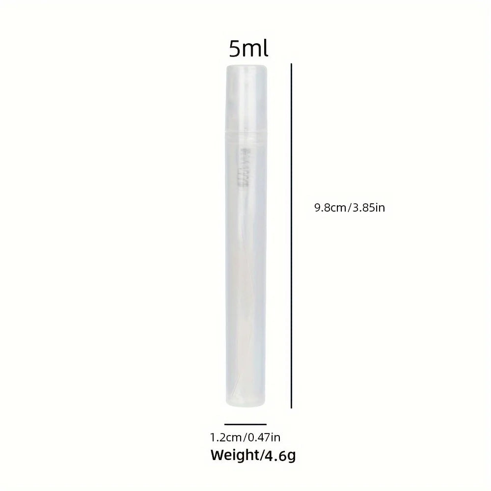 10pcs 4 Accessories 2/3/5ml Leakproof Travel Perfume Atomizer with 10 Spray Bottles, 2 Funnels, 2 Droppers Refillable