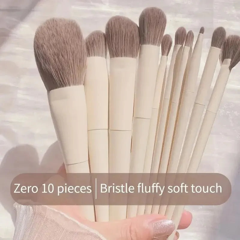 10PCS Makeup Brush, Easy To SetFoundation Blush Eyeshadow Brush Eyebrow Brush Contour Lip Face Makeup Brush Beauty Tools