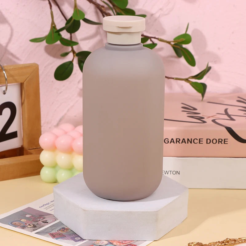 Green Grey Refillable Bottle Filp Lid Empty Plastic Hand Sanitizer Shampoo Lotion Bottles Cosmetic Cream Jars Travel Essentials