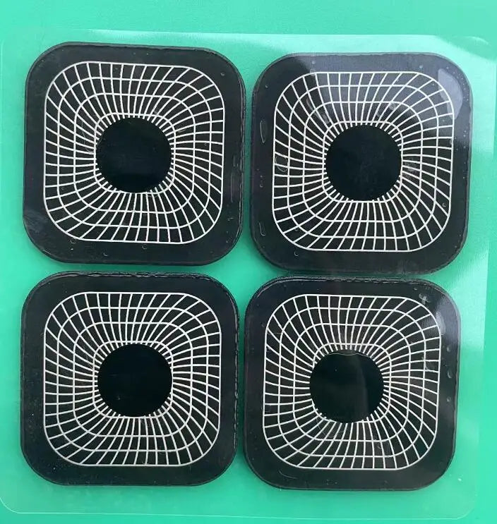 20pcs  New Self Adhesive TENS Electrode Square Larger Studded Pads for Compex Muscle Stimulator Machines