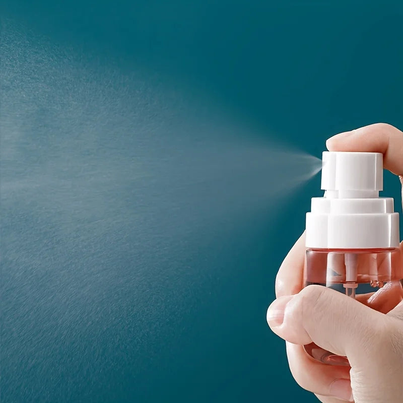 2/4PCS Refillable Spray Bottles 30/60/80ml Alcohol Atomizer Mini Fine Mist Liquid Containers Skin Care Makeup Travel Accessorie