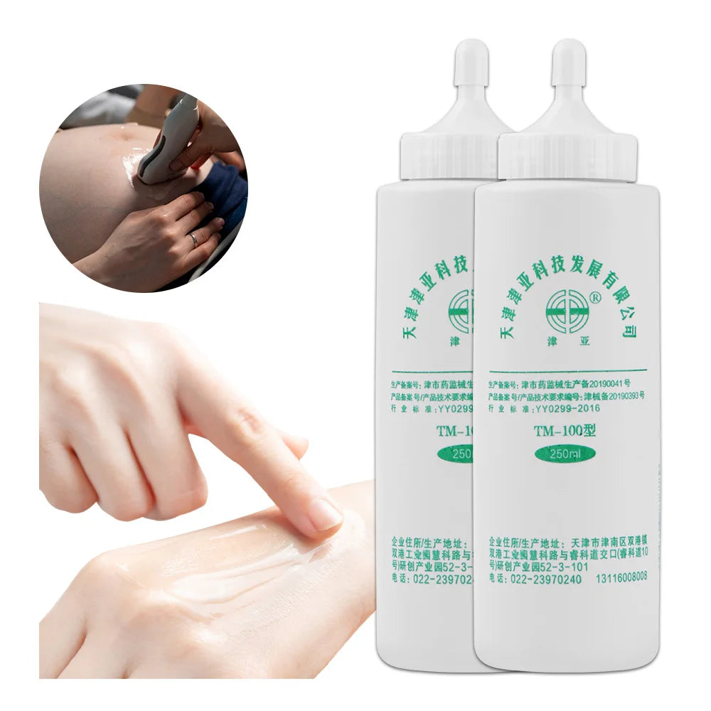 Conducting Gel 250ML for Electronic Acupuncture Pen TENS Machine EMS Massager Fetal Doppler IPL Hair Removal