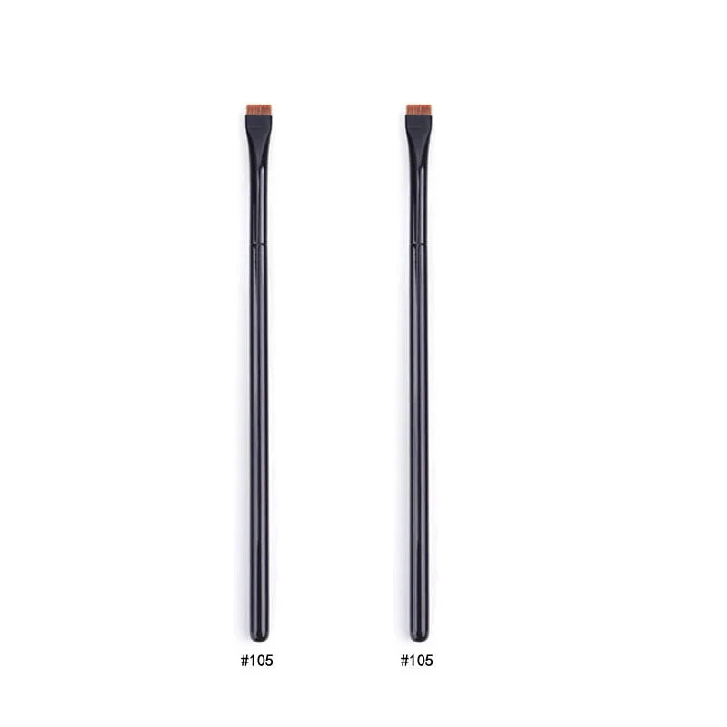 Karsyngirl 1/2/3Pcs Professional Eye Makeup Brush Flat Eyeliner Brush Eyebrow Application Lip Makeup Brush Eye Patch Makeup Tool