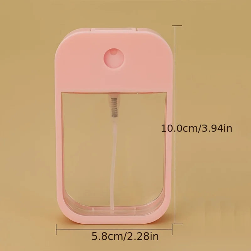 Plastic Card Bottle Perfume White Pink Blue 45ml Water Mist Spray Bottle for Hand Sanitizer Oral Spray Sprayer
