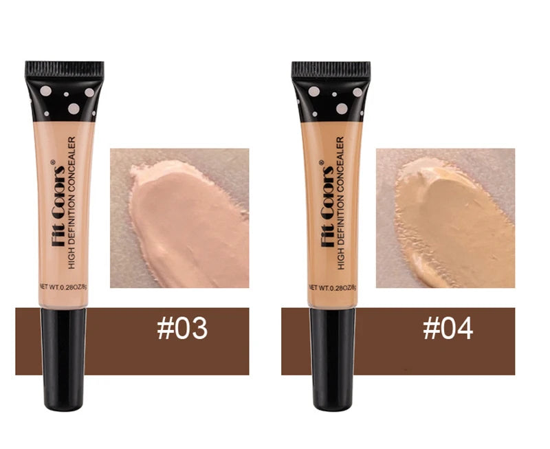 Full Cover Liquid Concealer 8 Color BB Cream Foundation Air-permeable Natural Brightening Makeup Eye Dark Circles Cream Cosmetic
