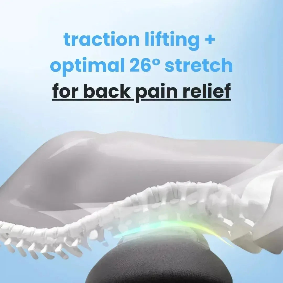 Heating Vibration Massage Pillow Electric Lumbar Support Pad Bed Sleeping Waist Protection Cushion Lying Flat Waist Pain Relief