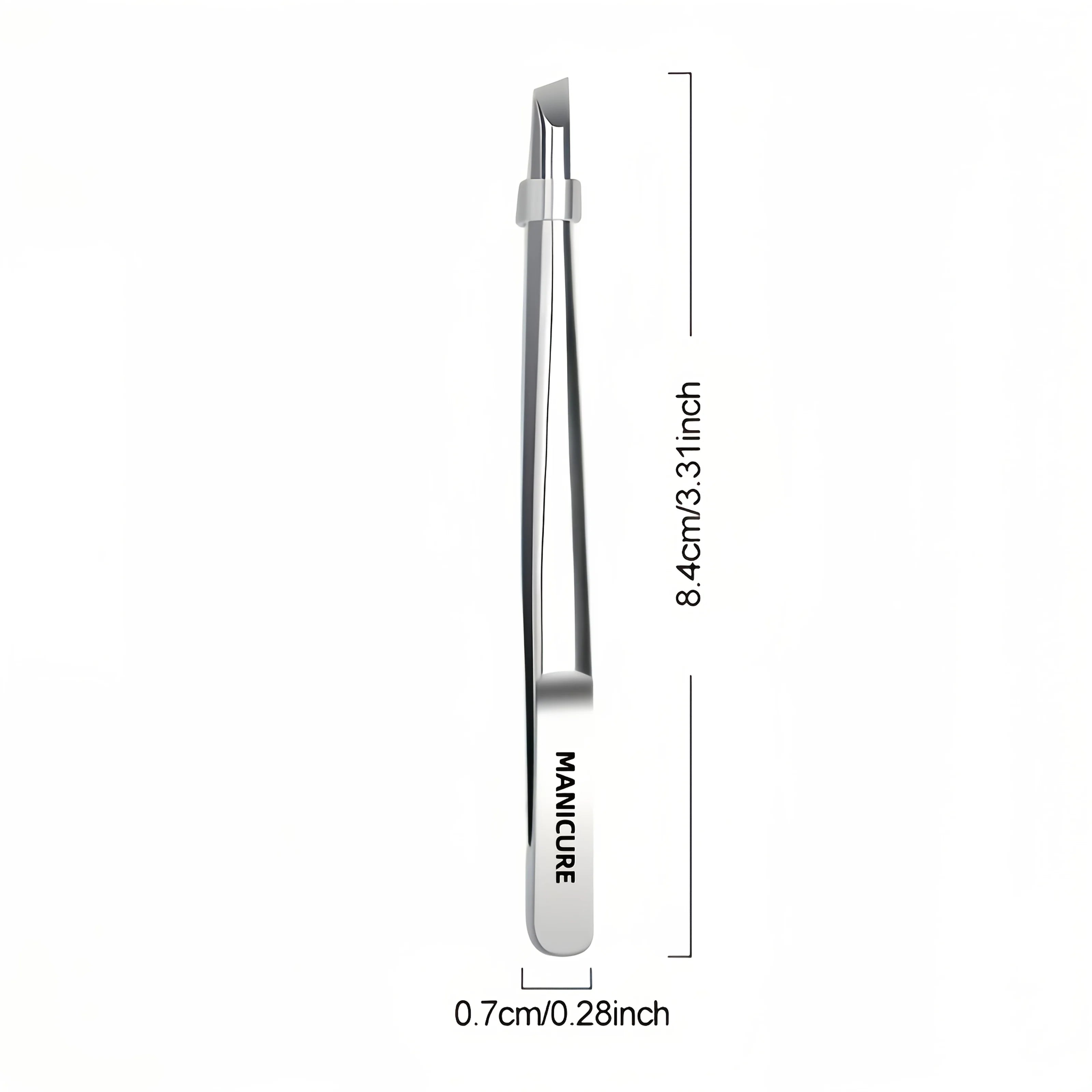 Stainless Steel Tweezers Tool Suitable for Eyebrow Eyelash Application Beard & Mustache Trimming False Eyebrow Applicator Gifts