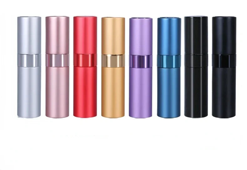 Perfume Refill Bottle 8ml Metal Aluminum Refillable Perfume Bottle Spray Bottle Portable Atomizer Perfume Travel