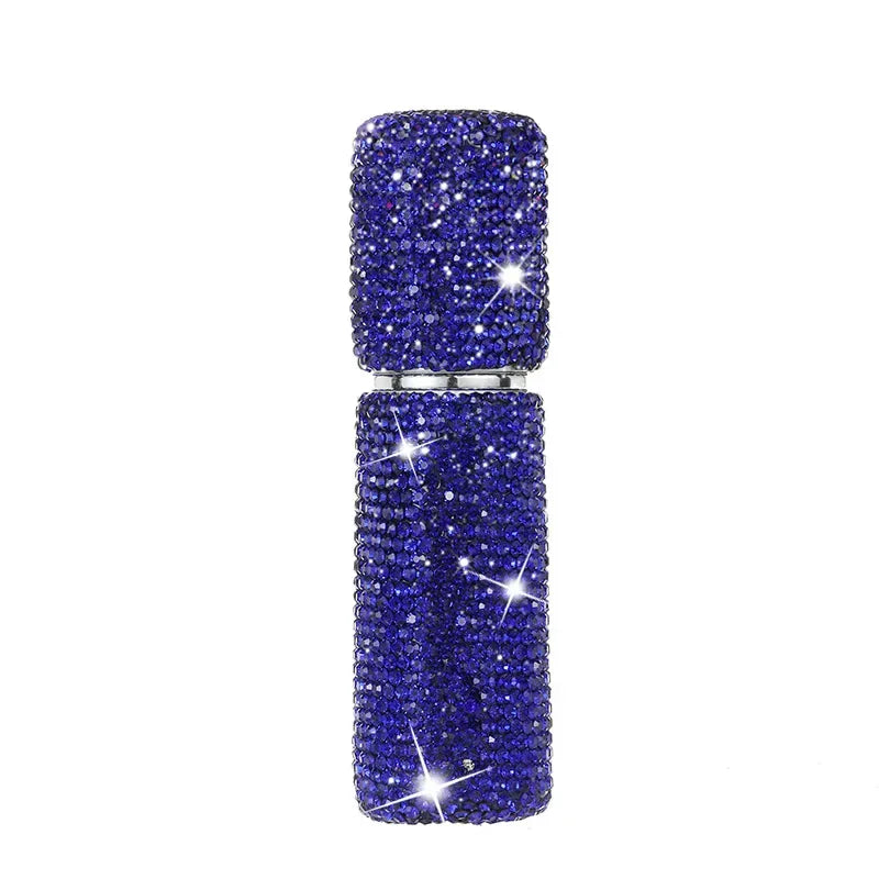 10ml Crystal Perfume Spray Bottle Travel Refillable Bottles Mini Potable Bling Glitter Empty Cosmetic Containers Atomizer Bottle