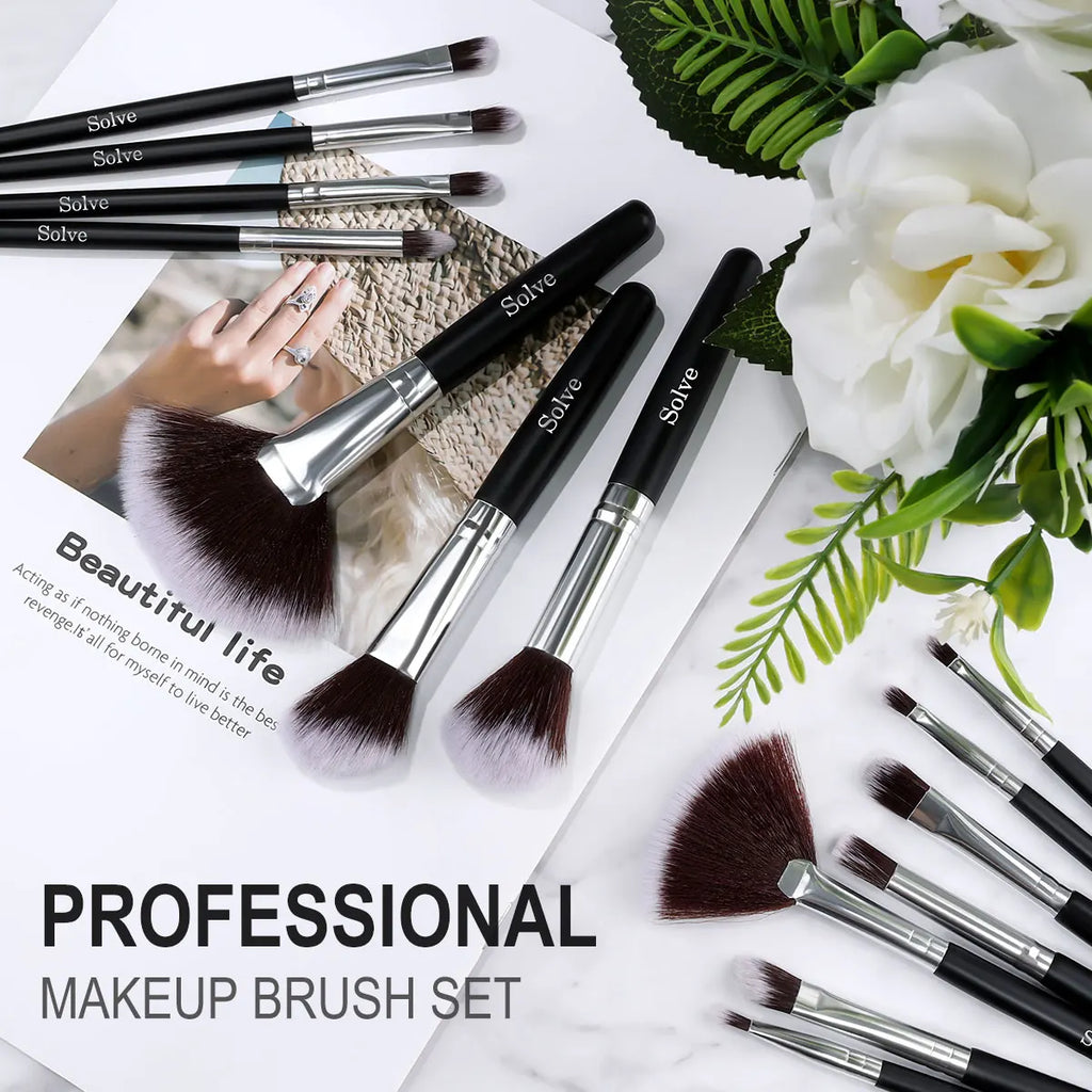 32Pc Makeup Brush Set Cosmetic Tools for Powder Eye Shadow Foundation Blush Blending Beauty Makeup Brush Kit for Makeup Starters