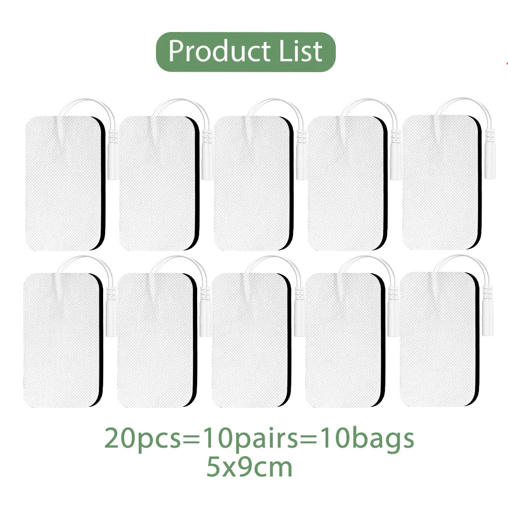 10/20/50Pcs Tens Electrode Pads Gel Self-adhesive Patches For Acupuncture Massager Slimming Pulse EMS Muscle Stimulator Sticker