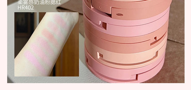 HERORANGE Creamy Blush Soft Matte Natural Color Long Lasting Daily Cheek Makeup For Women