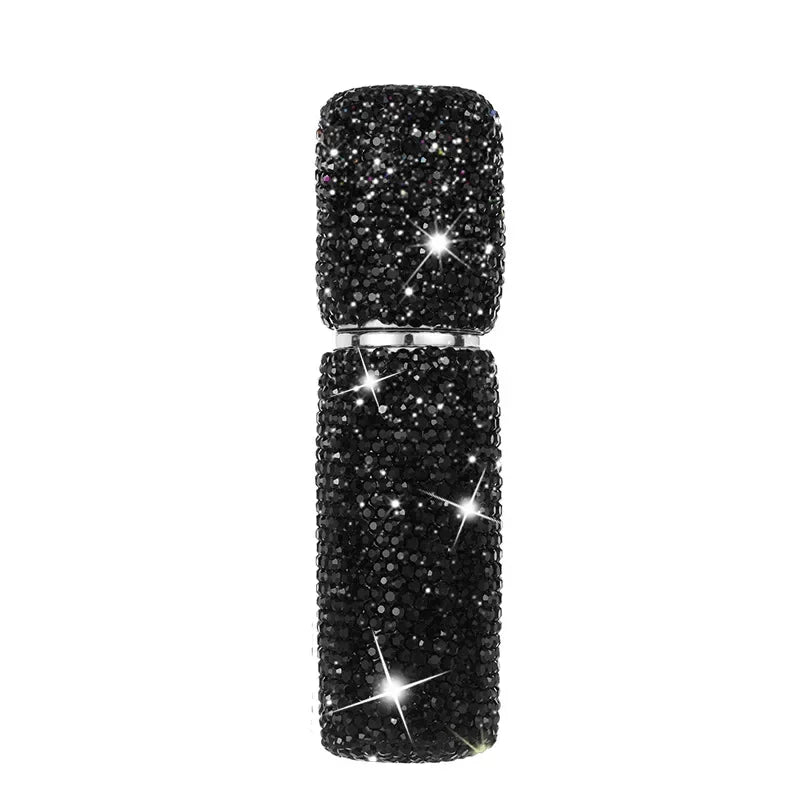 10ml Crystal Perfume Spray Bottle Travel Refillable Bottles Mini Potable Bling Glitter Empty Cosmetic Containers Atomizer Bottle
