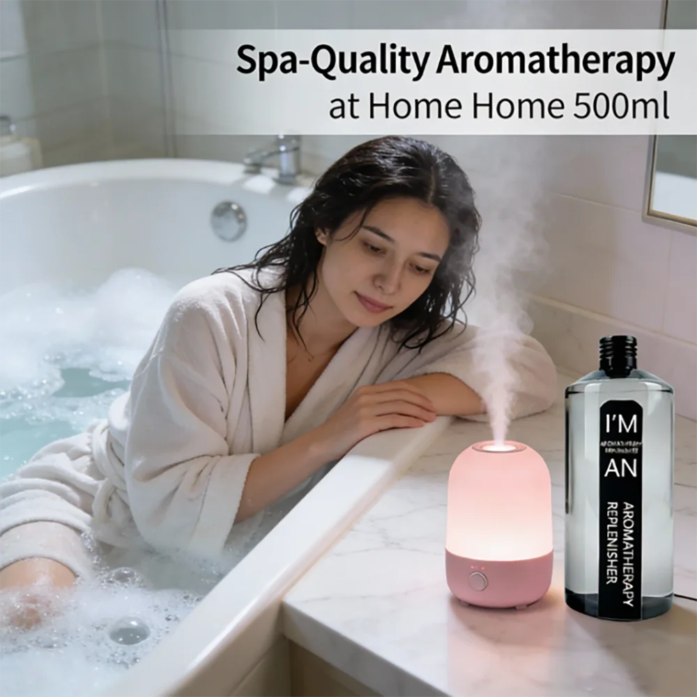 500ML Marriott Hilton Ritz Carlton Fragranc Oil Fireless Aromatherap Replenisher Fluid for Home Hotel Diffuser Essential Oil New
