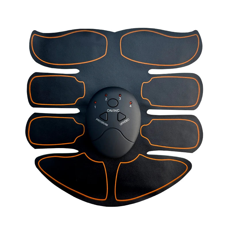 New EMS Muscel Stimulator Abdominal Arm Leg Neck Trainer Muscle Toner Body Training Slimming Massager Fitness Use With Battery