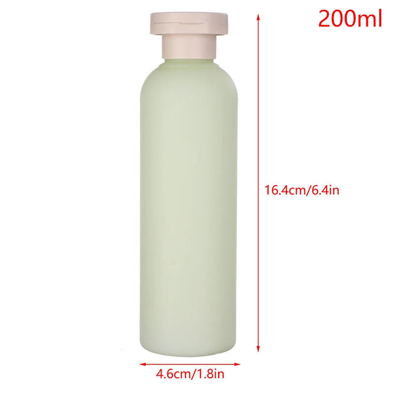 Green Grey Refillable Bottle Filp Lid Empty Plastic Hand Sanitizer Shampoo Lotion Bottles Cosmetic Cream Jars Travel Essentials