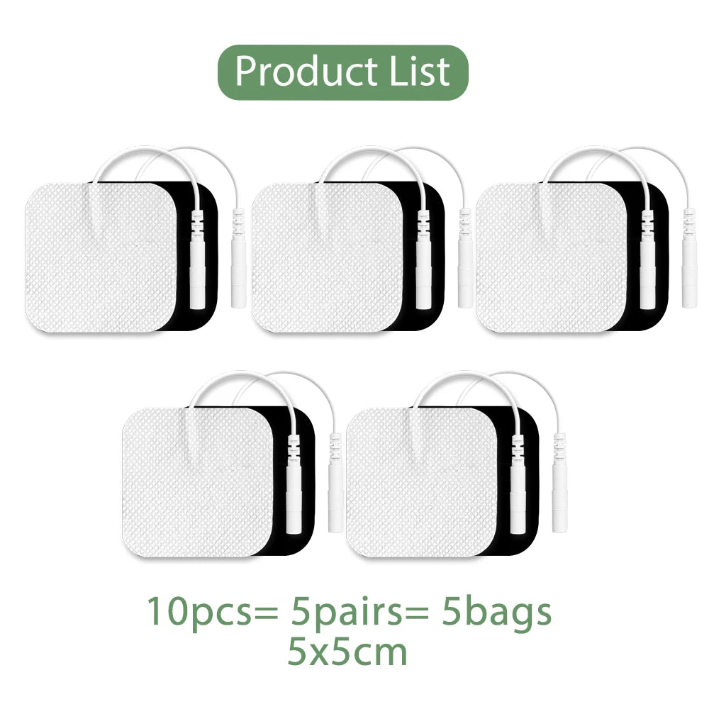 10/20/50Pcs Tens Electrode Pads Gel Self-adhesive Patches For Acupuncture Massager Slimming Pulse EMS Muscle Stimulator Sticker