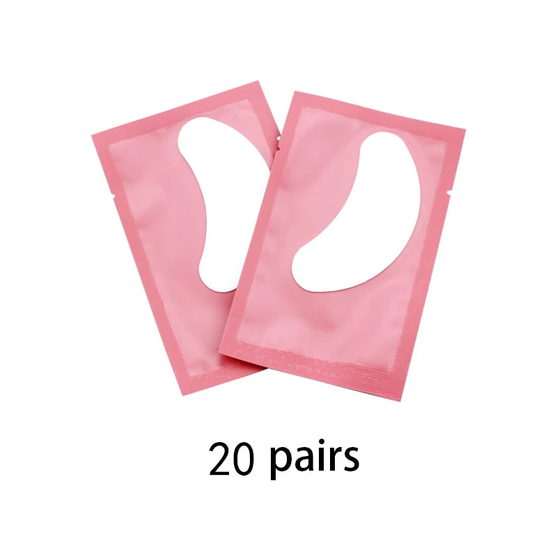 20/50/100pcs Eye Patches Eyelash Extension Under Eye Pads Makeup Eyelash Patches Tip Stickers Pads For Eyelash Extension Makeup