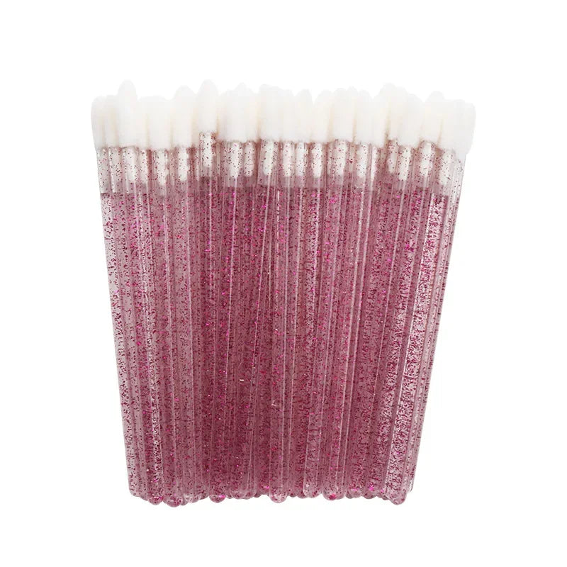 500PCS Disposable Lip Wands Lip Brush Applicators - For Lipstick Gloss - Professional Makeup Tools Wholesale Kit  makeup brushes
