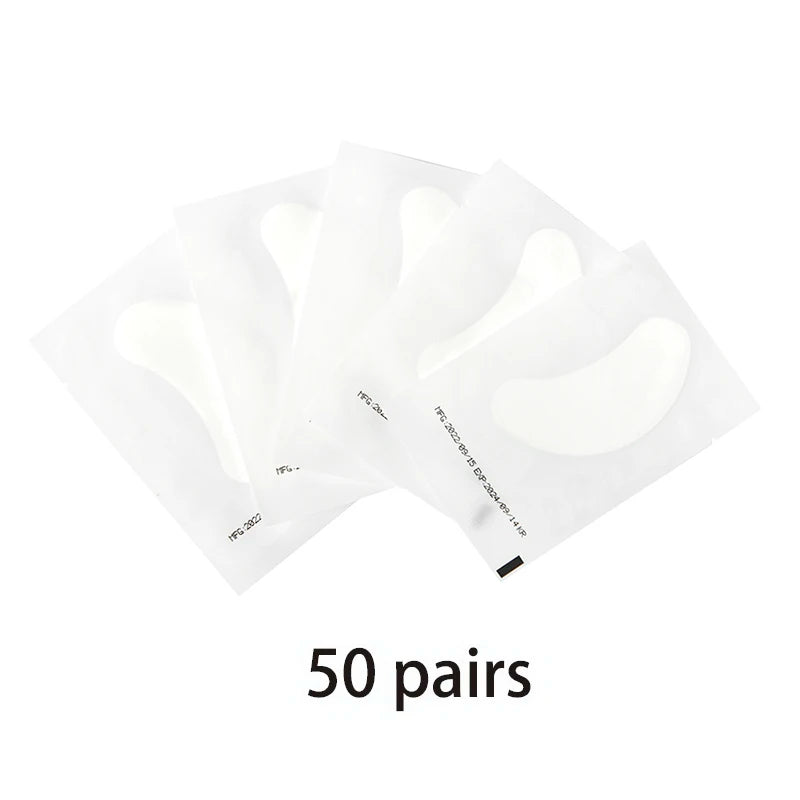 20/50/100pcs Eye Patches Eyelash Extension Under Eye Pads Makeup Eyelash Patches Tip Stickers Pads For Eyelash Extension Makeup