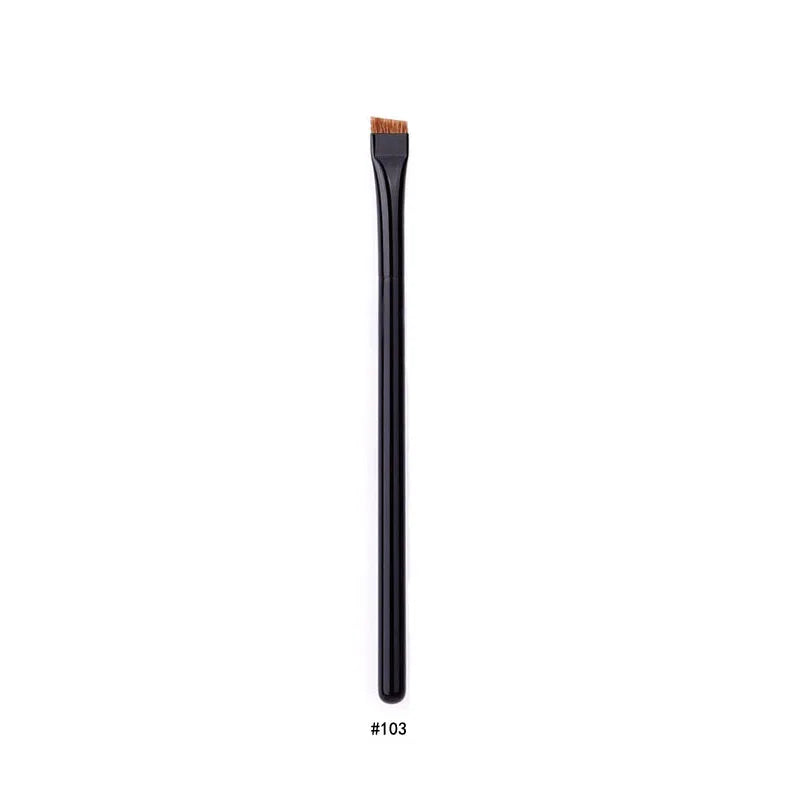 Karsyngirl 1/2/3Pcs Professional Eye Makeup Brush Flat Eyeliner Brush Eyebrow Application Lip Makeup Brush Eye Patch Makeup Tool