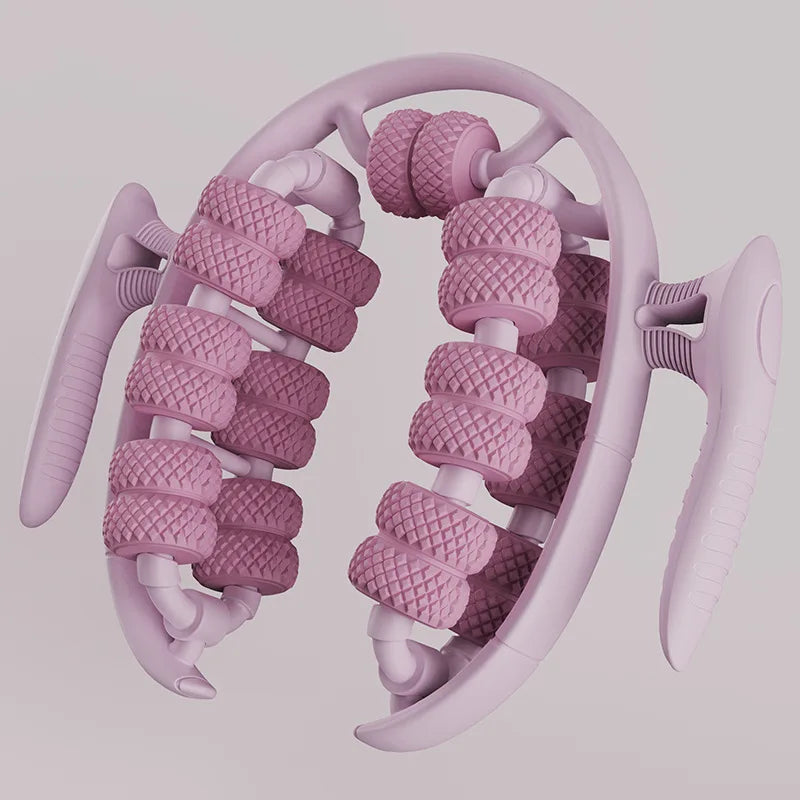 Newest 28 Wheel Annular Leg Clamp Massager Relax  Massager Anti-cellulite Massager Body Slimming Roller Massage for Body