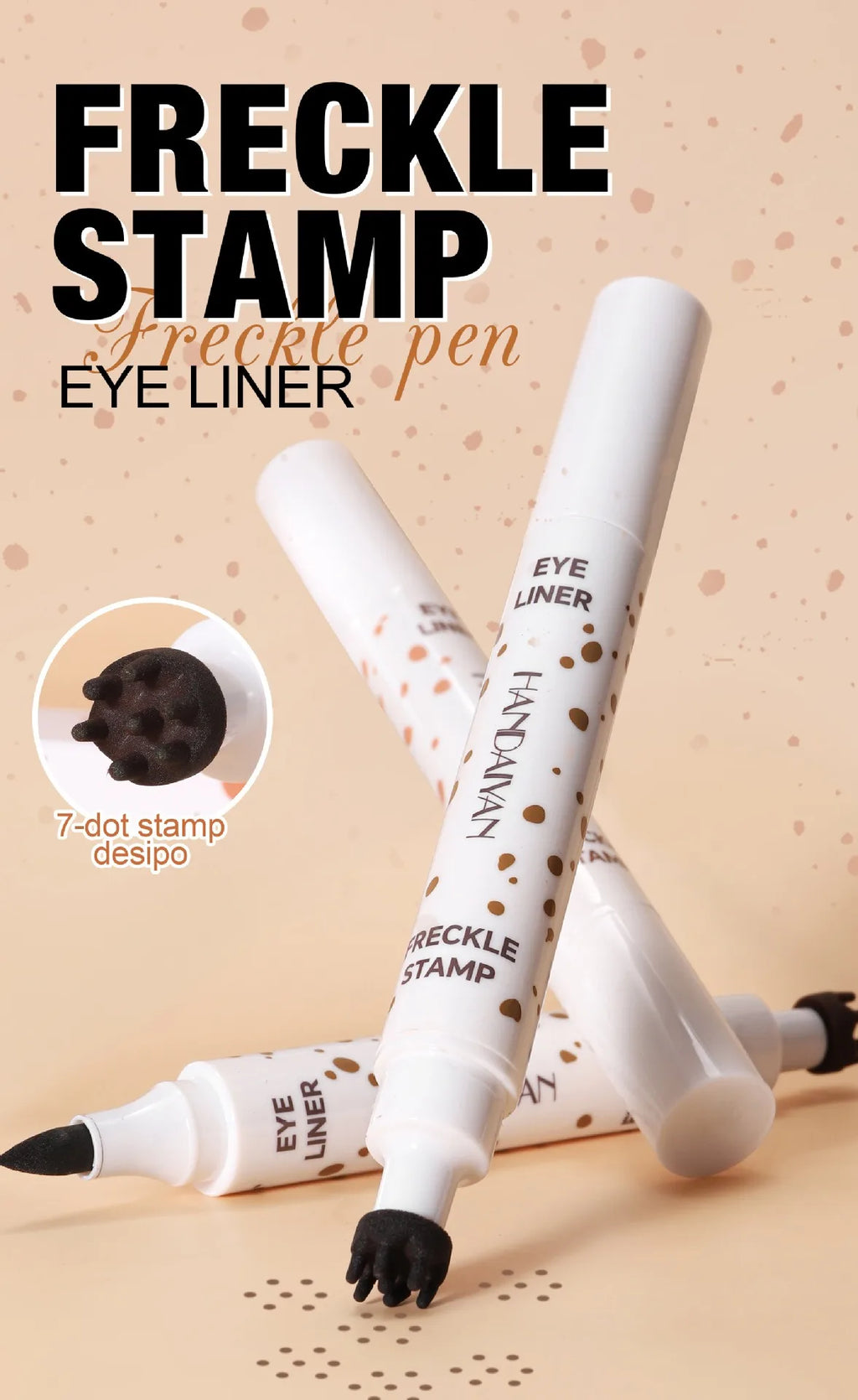 1PC Face Fake Freckles Pen Natural Waterproof Lifelike Fake Freckles Pen for Long Lasting Look Dot Spot Pen Makep Tool Cosmetic