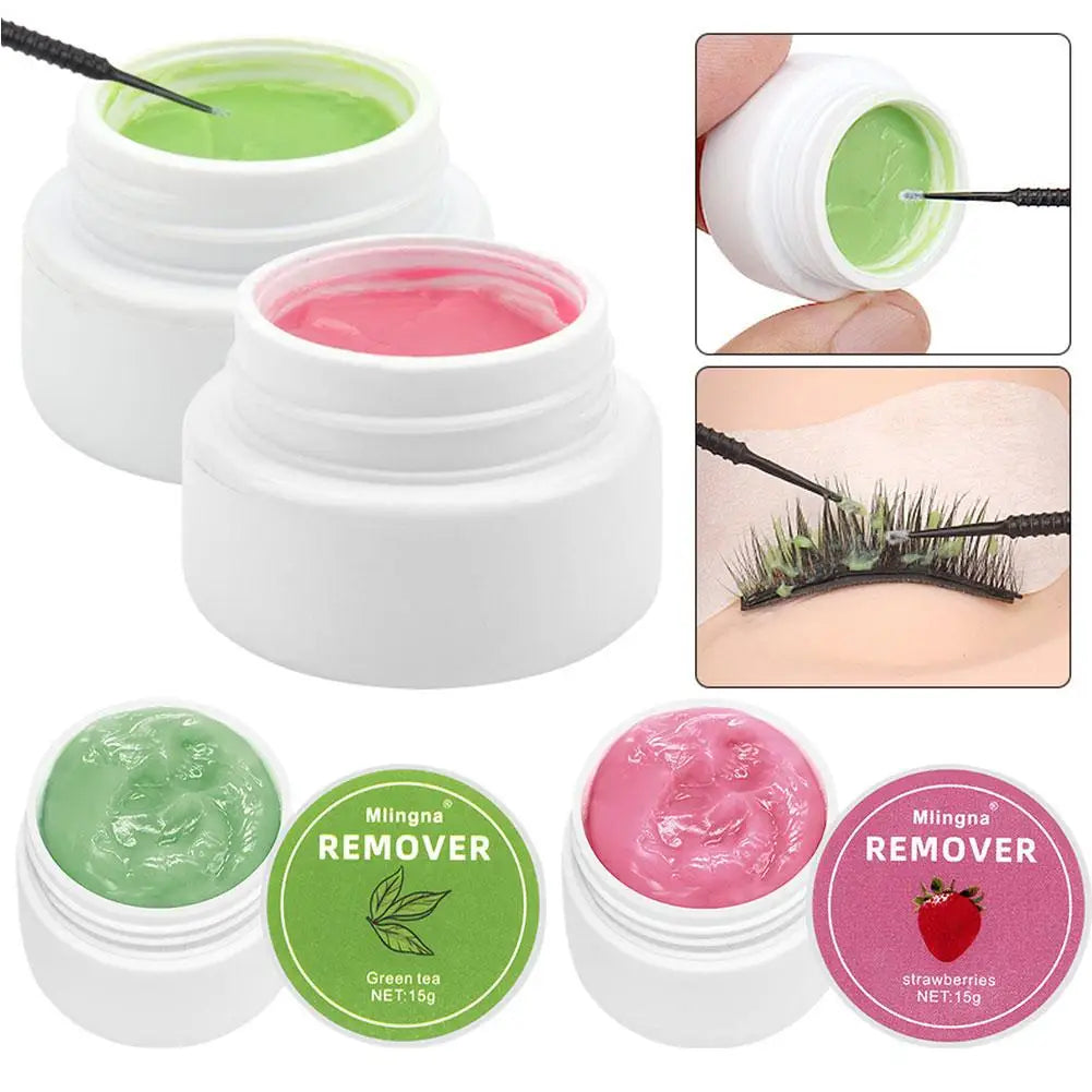 Eyelash Glue Remover CreamTransparent Professional Quick Unload Adhesive Zero Stimulation Remover Cream Makeup Tools