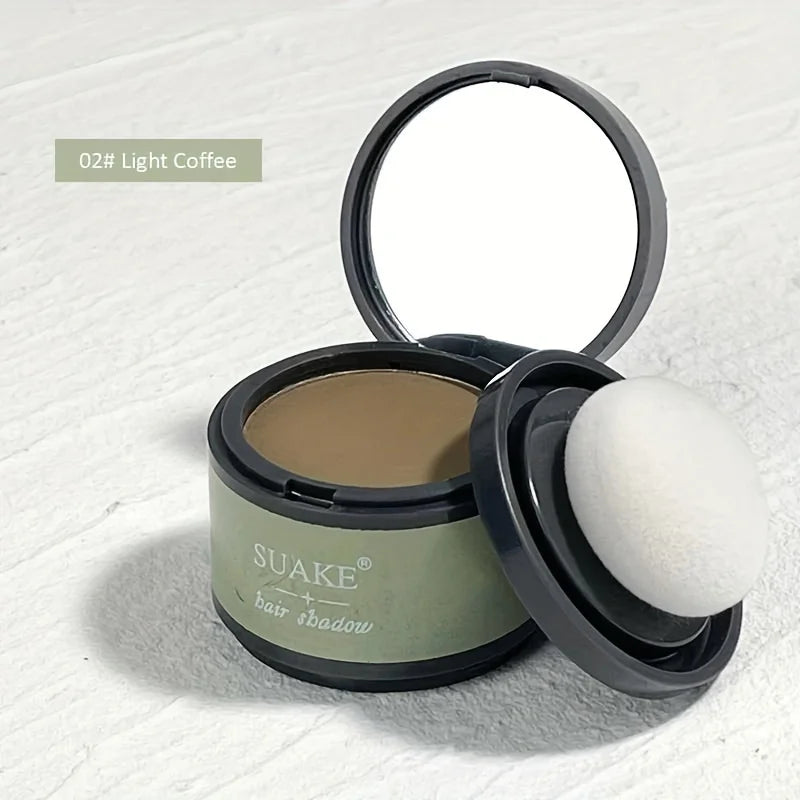 1pc Hair Line Powder Black Brown Root Cover Up Natural Instant Waterproof Hairline Shadow Powder Hair Concealer Coverage 4colors