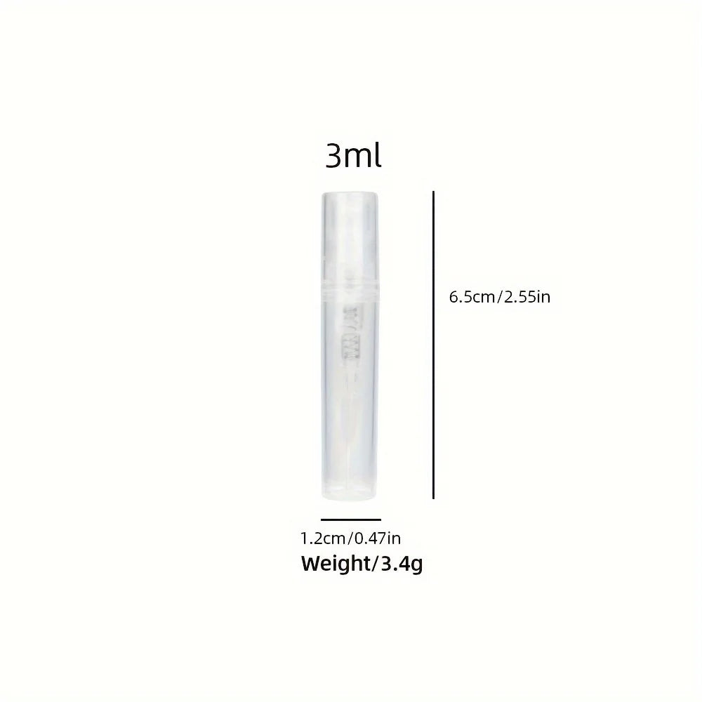 10pcs 4 Accessories 2/3/5ml Leakproof Travel Perfume Atomizer with 10 Spray Bottles, 2 Funnels, 2 Droppers Refillable