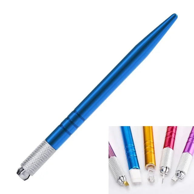 1pcs Manual Tattoo Pen Permanent Makeup Machine Microblading Pen for Lip Tattoo and Eyebrow Tattoo Tebori Pen for Tattoo Artist