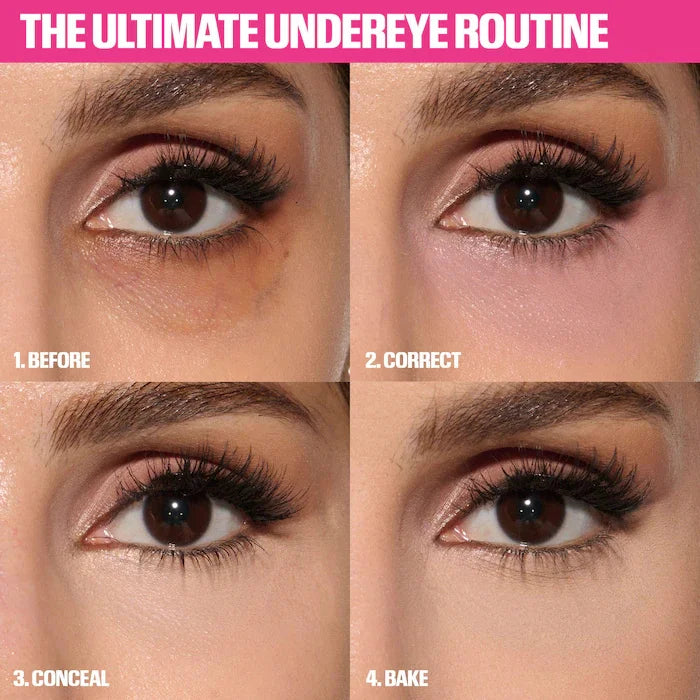 2 Colors Easy Bake Loose Powder Brightening Correcting Duo LongLasting Oil Control Natural Face Waterproof BrighTening Makeup
